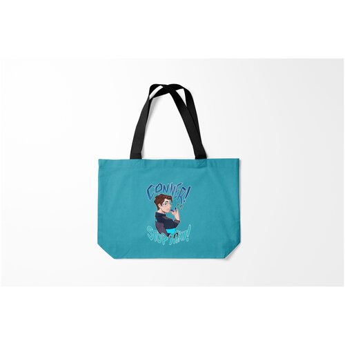 фото Сумка-шоппер / 46х35 см / геймерам / detroit become human conner stop burnettie