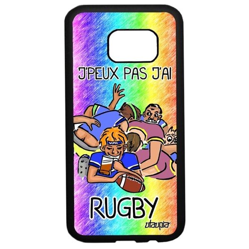 фото Защитный чехол на телефон // samsung galaxy s7 // "не могу - у меня регби!" прикольный принт, utaupia, цветной