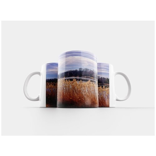 фото Кружка "озеро, вода, тростник" 320 мл lotsprints