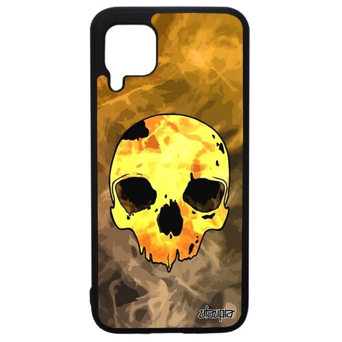 фото Ударопрочный чехол на телефон // huawei p40 lite // "череп" skull пират, utaupia, желтый