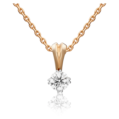 PLATINA jewelry Золотая подвеска с бриллиантом 03-0178-00-101-1111-30