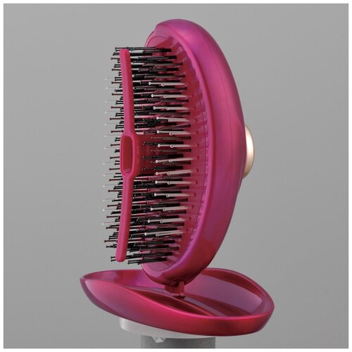 японская массажная расческа s heart s scalp brush com hard 1 шт S-Heart-S Расческа Scalp Brush Palm (королевский розовый цвет)