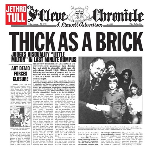 виниловая пластинка jethro tull thick as a brick Chrysalis Records Jethro Tull. Thick As A Brick (виниловая пластинка)