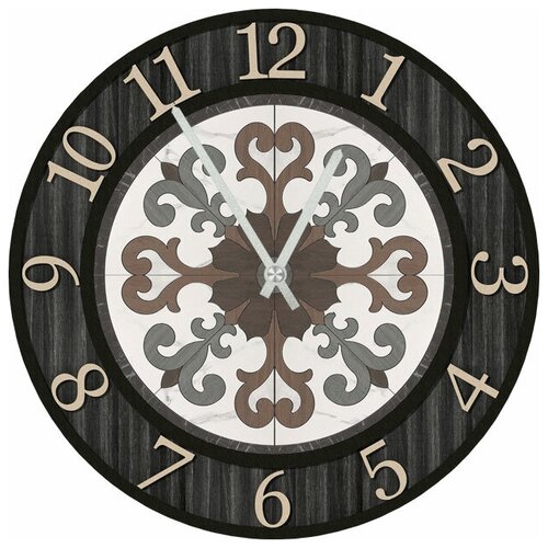фото Svs настенные часы svs 3002926 узор