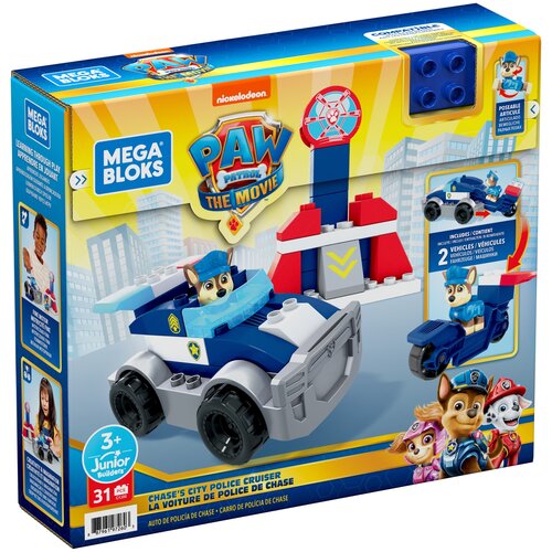 фото Игровой набор mega bloks gyj00 щенячий патруль. гончик и полицейская погоня