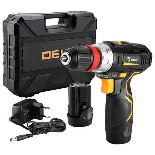Дрель-шуруповерт аккумуляторная Deko GCD12DU3 12 В Li-Ion 2x15 Ач 919100₽