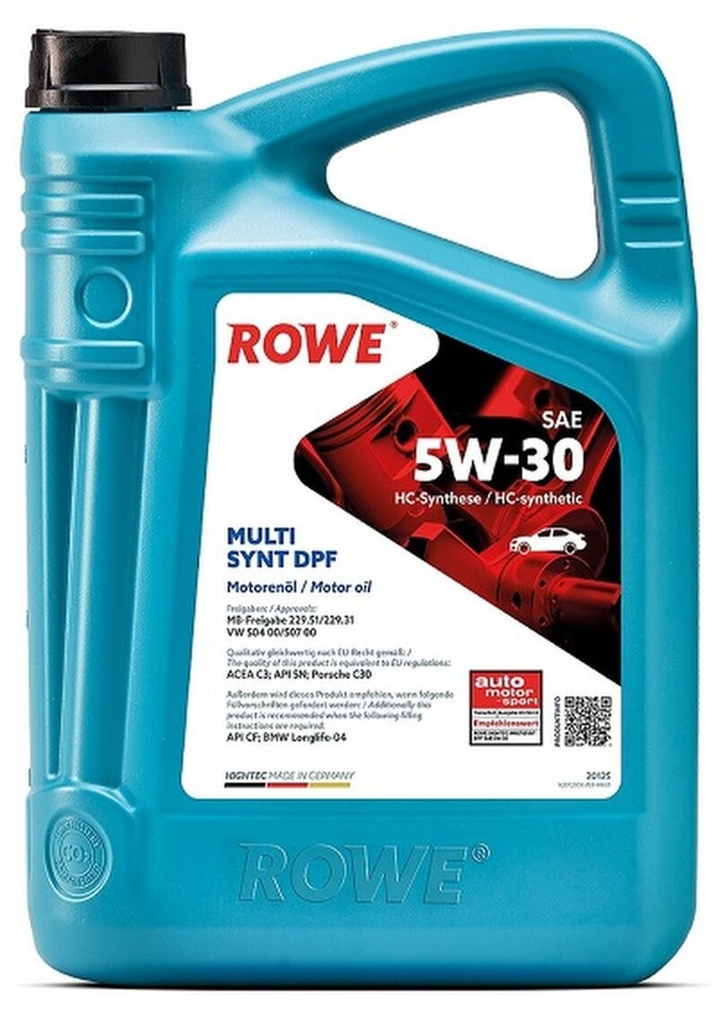 ROWE 20125-0040-99   5W-30 ROWE 4 - HIGHTEC MULTI SYNT DPF C3