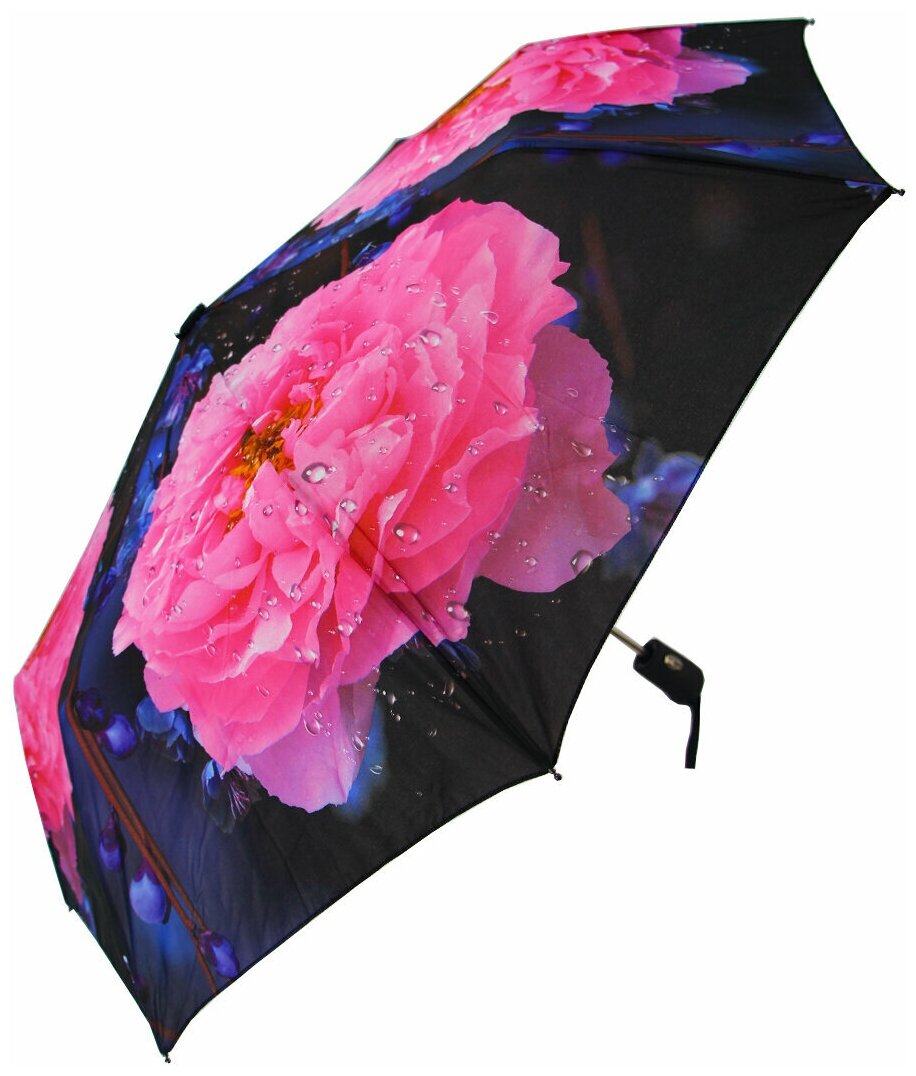 Женский складной зонт RAINBRELLA полуавтомат 2042/светло-розовый