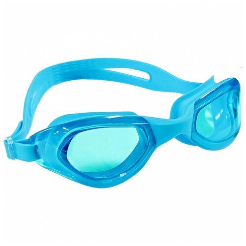 фото Очки для плавания взрослые e33236-1 (голубые) hawk
