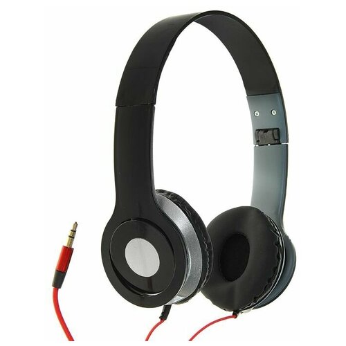 Наушники LuazON W-11 накладные складные чёрные 111600₽