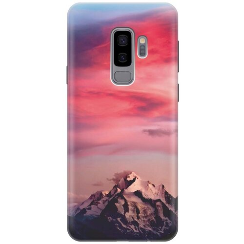 фото Gosso ультратонкий силиконовый чехол-накладка для samsung galaxy s9 plus с принтом "горы и небо"