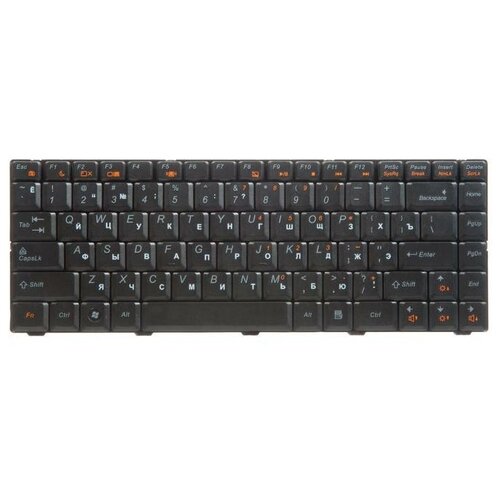 Клавиатура для ноутбука Lenovo IdeaPad B450 B450A B450L черная гор Enter 25-009181 1211₽