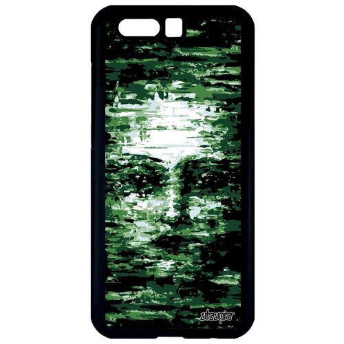 фото Защитный чехол на смартфон // honor 9 // "женское лицо" образ маска, utaupia, зеленый