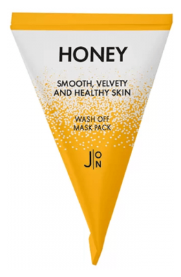 J: ON Маска для лица смываемая медовая, 1шт*5гр J: ON Honey Smooth Velvety and Healthy Skin Wash Off Mask Pack