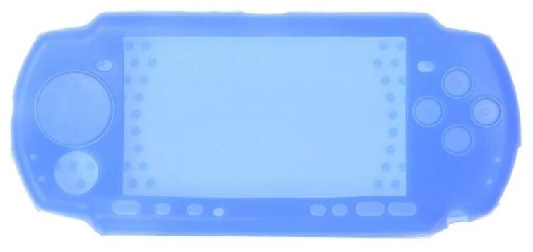 Защитный силиконовый чехол Silicon Case для PSP 2000\3000 Синий (PSP)