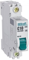 Автоматический выключатель DEKraft ВА-101 (C) 4,5kA 10 А