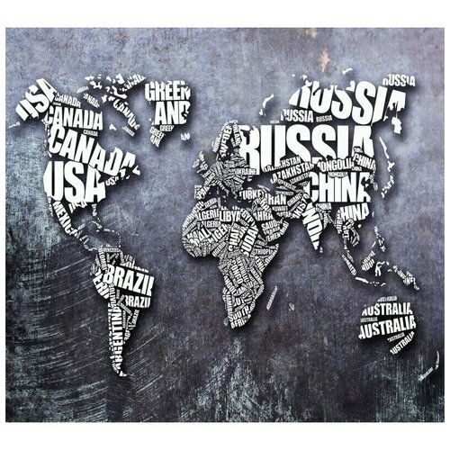 Фотообои Milan Континенты M 378 300х270 см виниловые на флизелиновой основе 5890₽