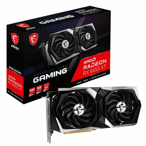 Видеокарта MSI RX6650XT GAMING 8GB GDDR6 128-bit HDMI 3xDP 2FAN RTL