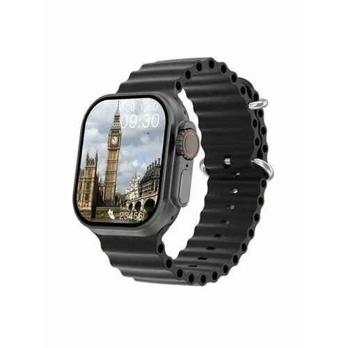 Умные смарт часы HK8 PRO MAX AMOLED 49мм c NFC и Chat GPT для iOS и Android Черные 3807₽