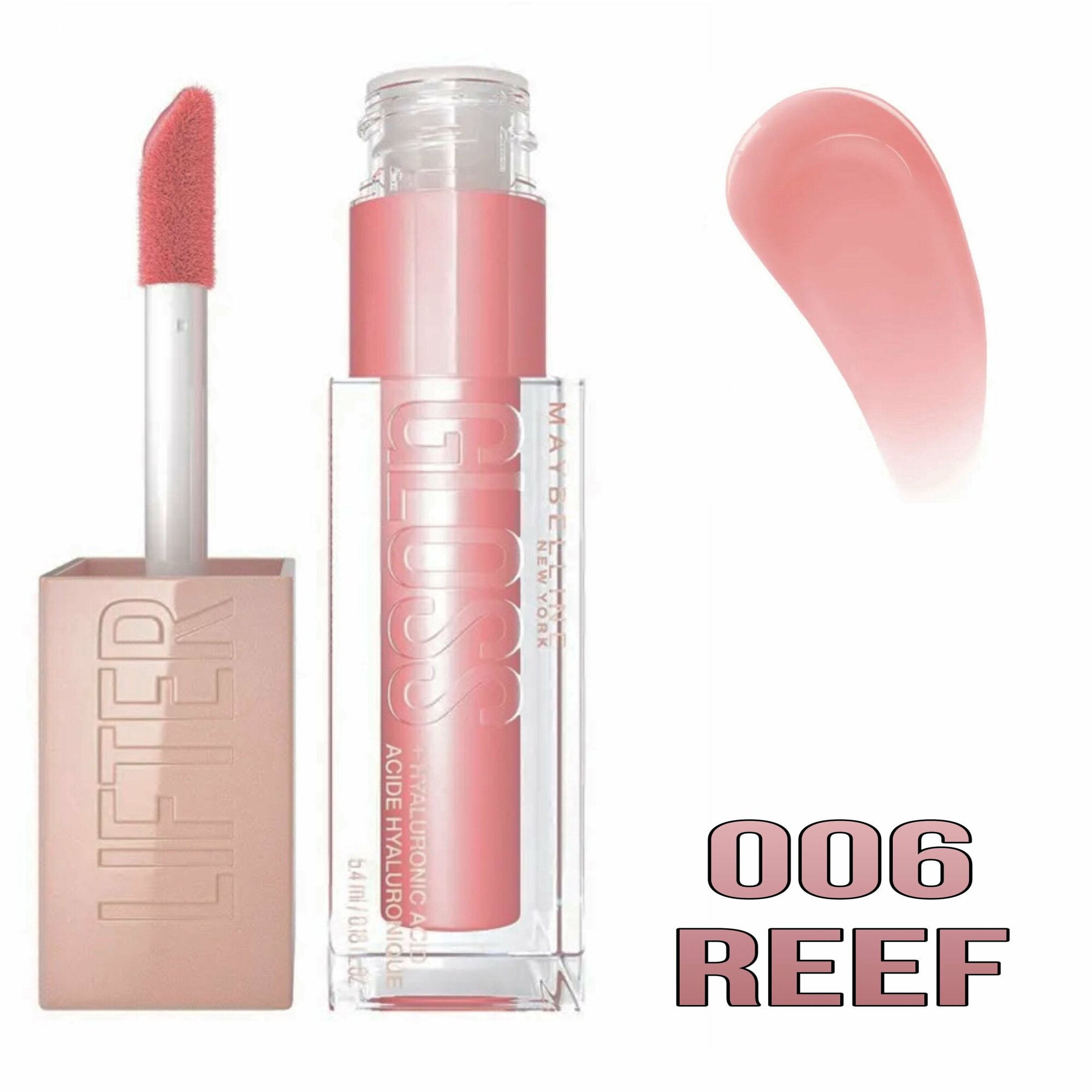 Maybelline New York Блеск для губ Lifter Gloss, 006 Reef