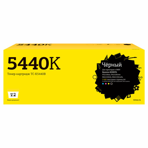 TC-K5440B Тонер-картридж T2 для Kyocera ECOSYS PA2100cx PA2100cwx MA2100cfx MA2100cwfx 2600 стр чёрный с чипом 2309₽