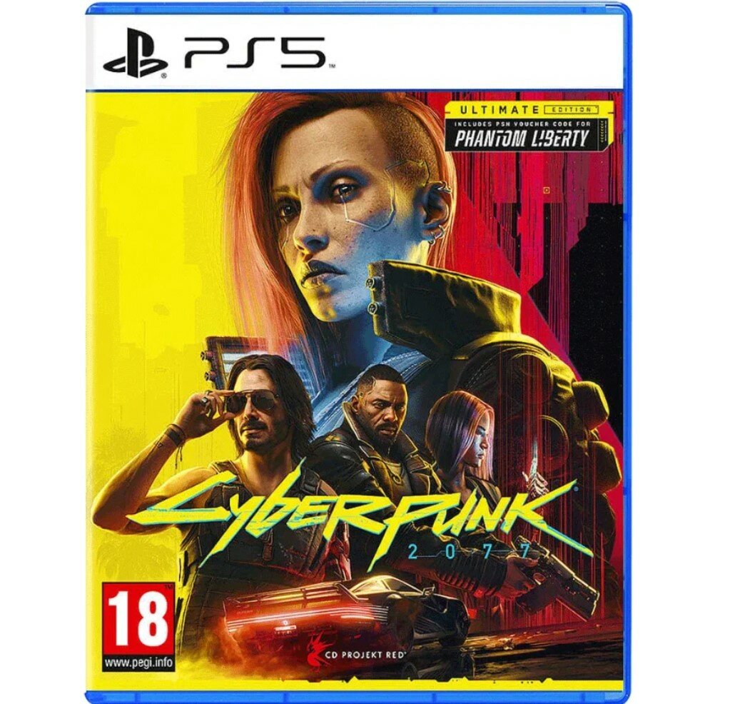 Игра Cyberpunk 2077: Ultimate Edition для PlayStation 5 (PS5, Диск, Русская версия)