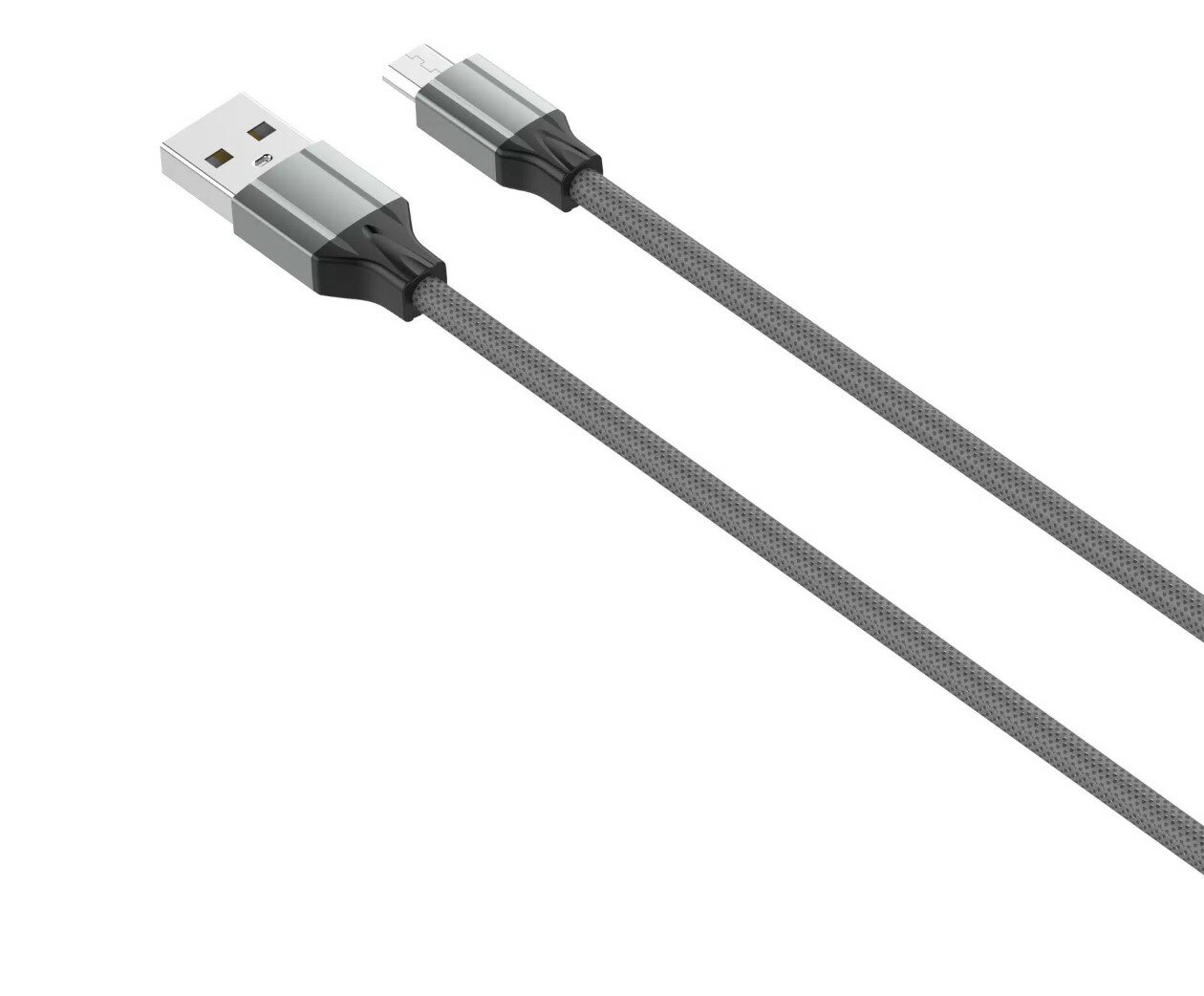 Кабель LDNIO USB - microUSB (LS442), 2 м, 1 шт, серый — фото 1