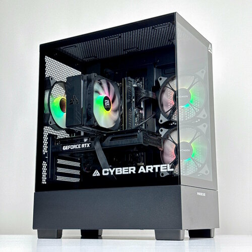 Игровой компьютер CYBER ARTEL Intel Core i5-12400f, GeForce RTX4060Ti 8GB, RAM 32GB, SSD 500GB