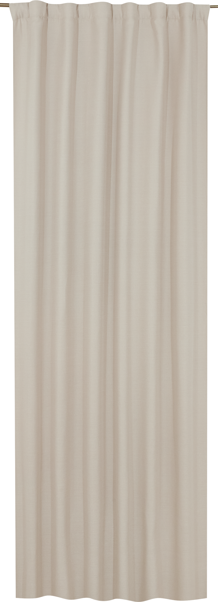 Штора на ленте Inspire Lidia 140X280 см цвет экрю Trench 6