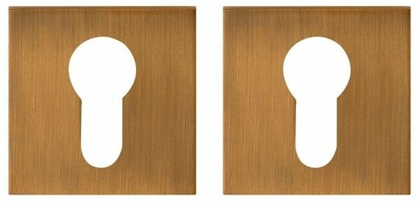 Накладка Fuaro ET-DM CF-17 под цилиндр цвет кофе комплект 2 шт