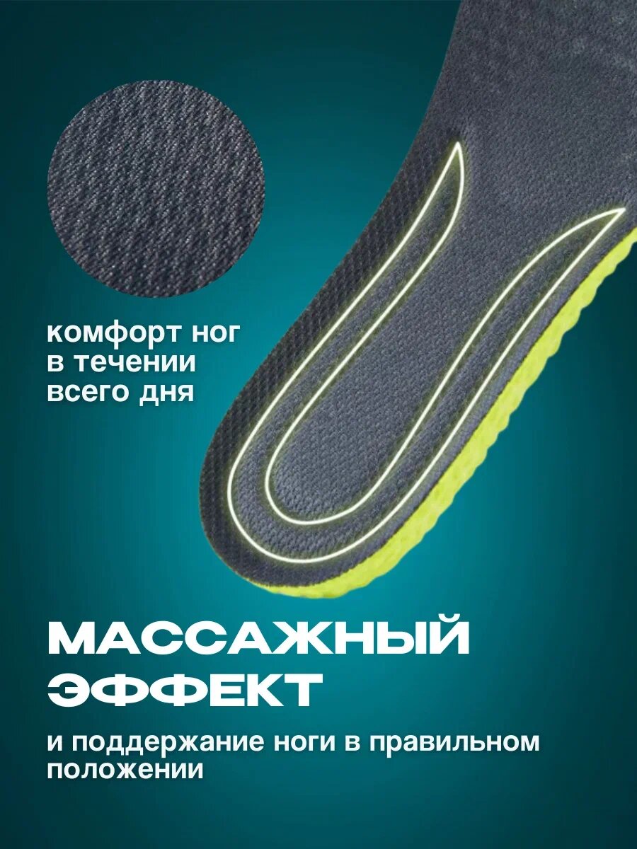 Изображение Стельки для обуви мужские женские с ортопедическим эффектом