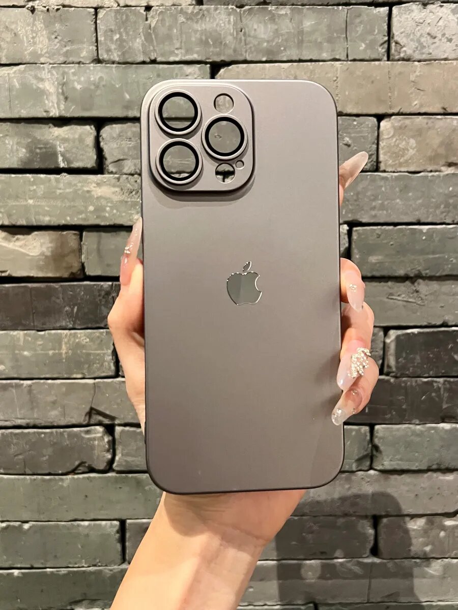 Чехол-накладка О'кейси, для iPhone 16 Pro Max, с защитой камеры, силикон