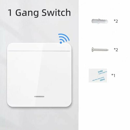 Konouyouko WiFi умный переключатель RF 433MHz для голосовой команды 1W-1gang 370₽