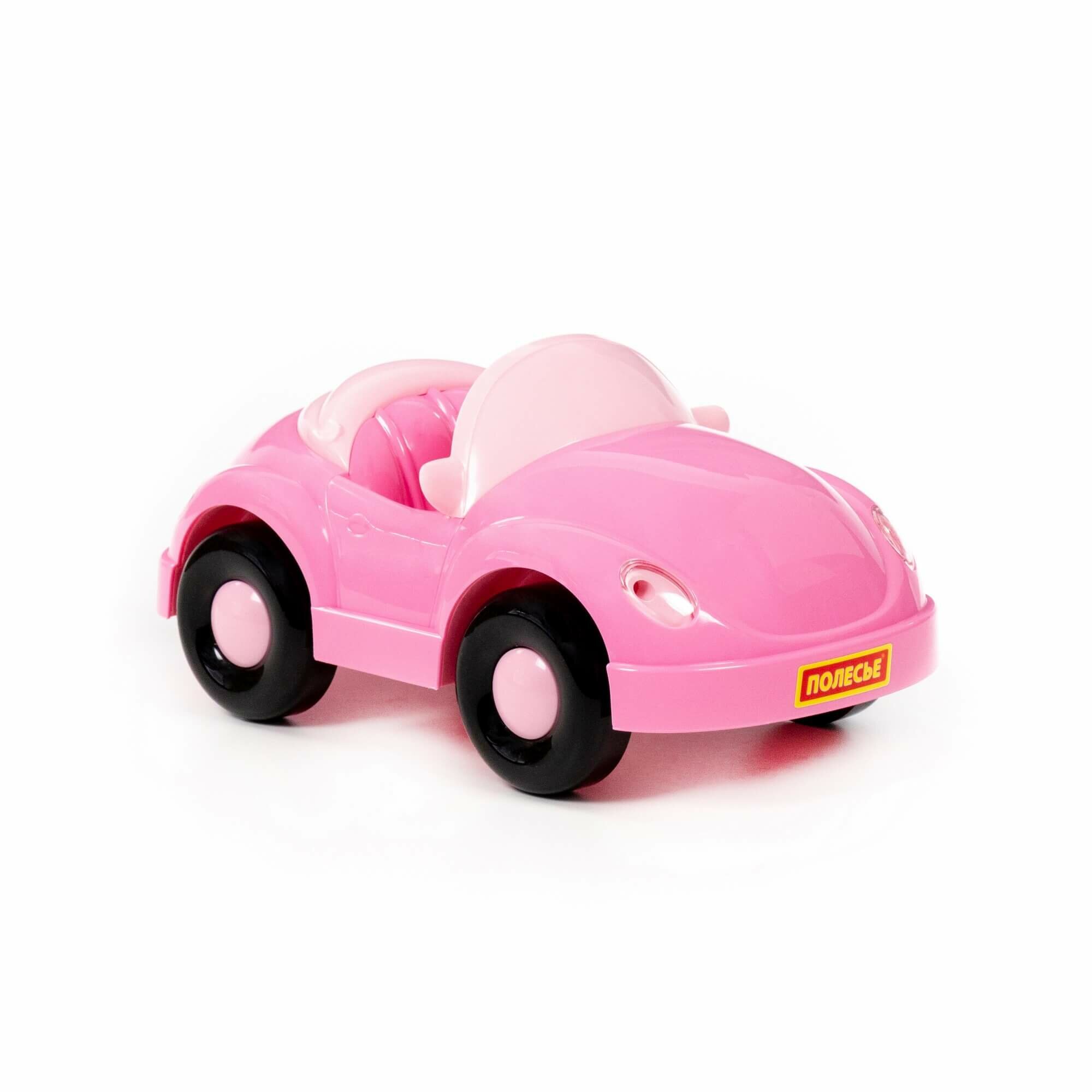 Автомобиль розовый пластиковый для девочек "Вероника", Полесье — фото 1