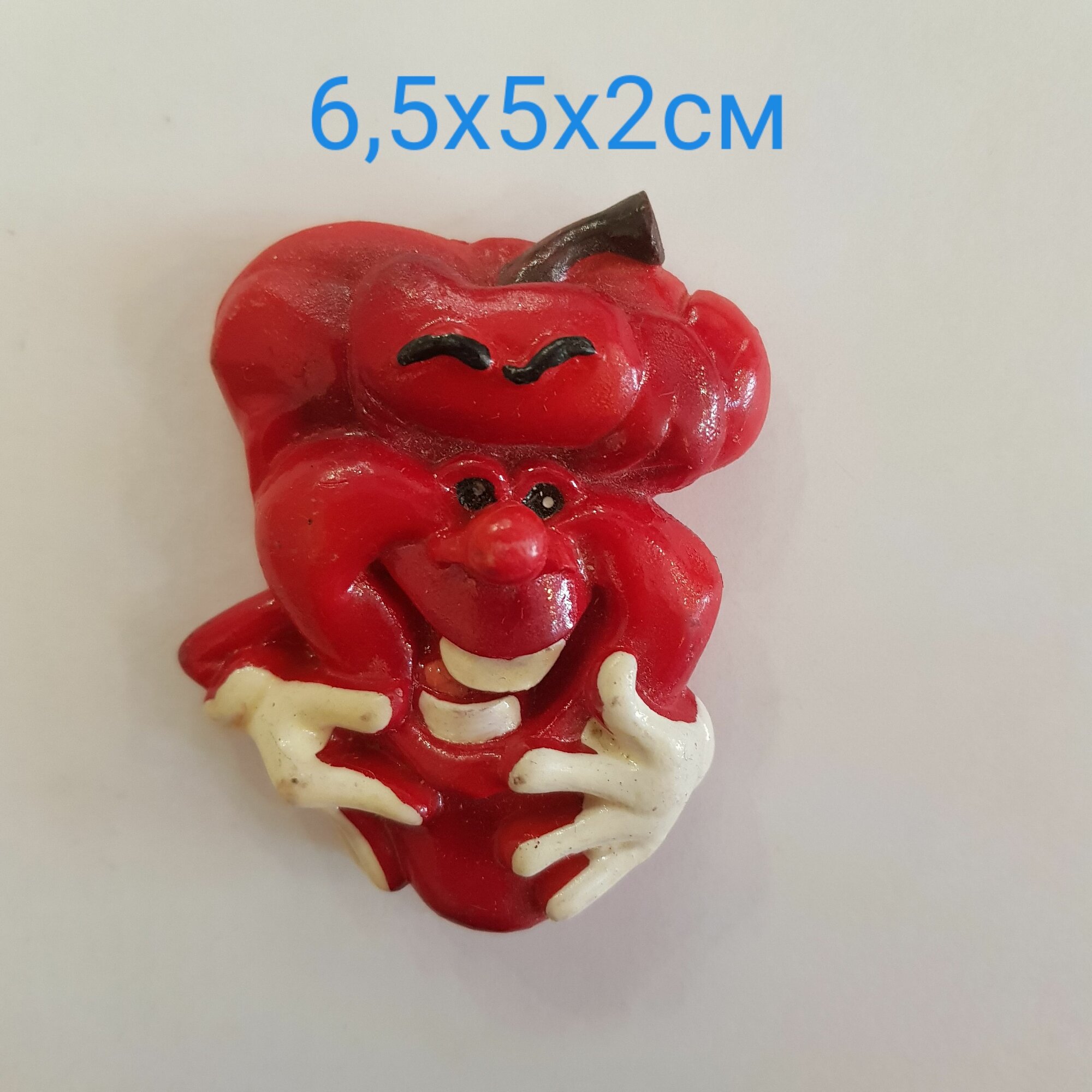 Магнит декоративный "Перец" 6,5х5х2см, полистоун,3878В