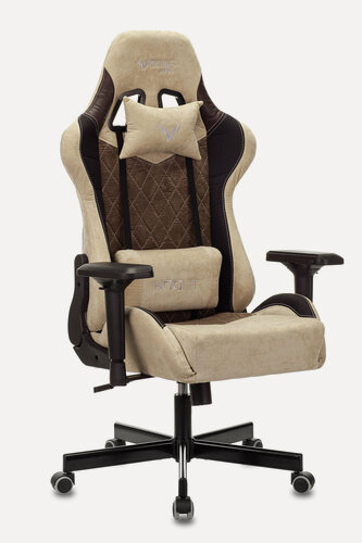 Изображение товара Кресло игровое Zombie VIKING 7 KNIGHT BR FABRIC текстиль/эко. кожа крестовина металл