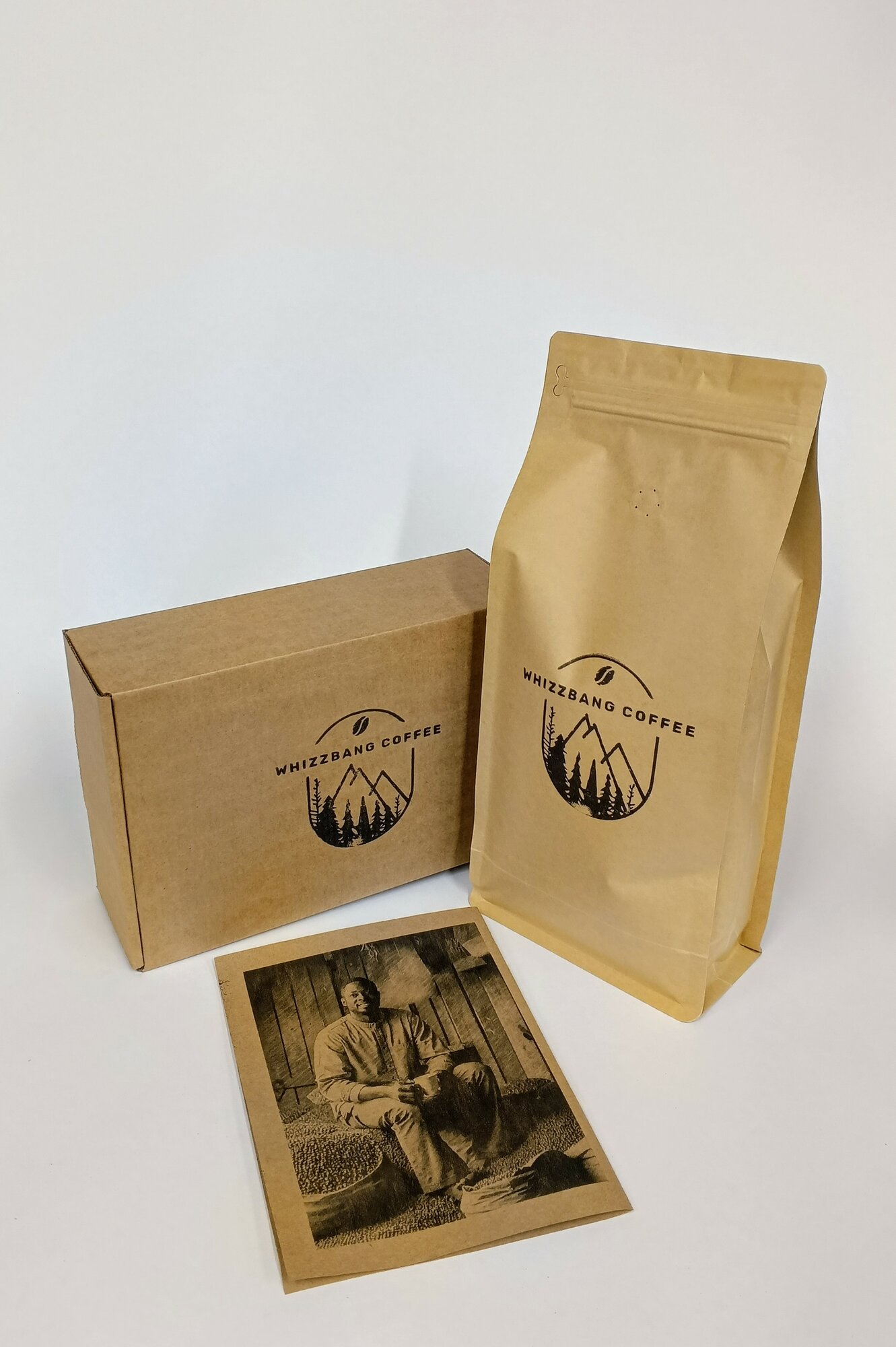 Крафт кофе в зернах 1 кг, 100% арабика, Uganda Bugishu AA, Уганда Бугишу АА, WHIZZBANG COFFEE — фото 1