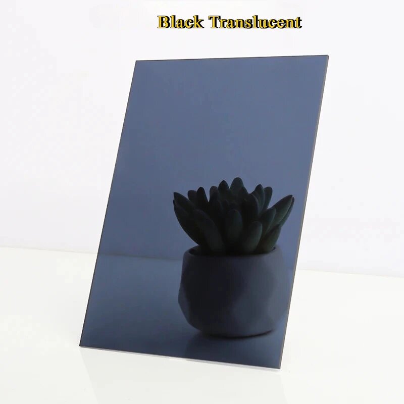 Акриловая доска черная 2/3/4/5 мм Translucent Black 150x200x2mm