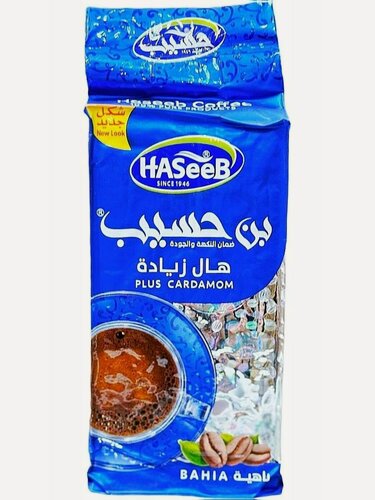 Изображение товара Кофе молотый с кардамоном "HASeeB" Plus Cardamon, 200г, Сирия