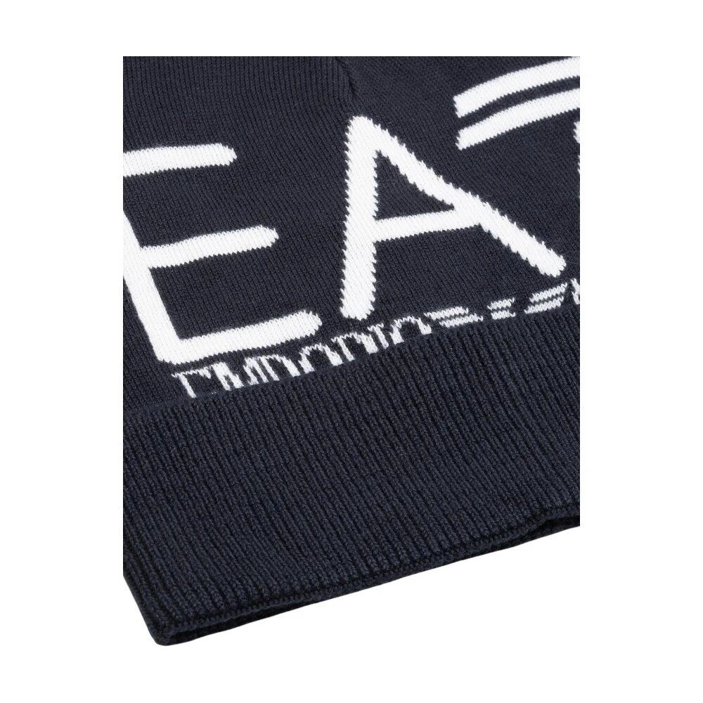 Шапка-бини EA7 EMPORIO ARMANI для мужчин, размер XS, синий — фото 1