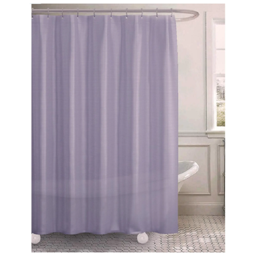 Штора для ванной комнаты/ Фиолетовая/ 180х180 см