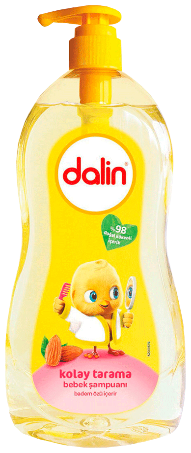 Dalin детский шампунь для непослушных волос с миндальным маслом, для легкого расчесывания, для кудряшек 400 мл