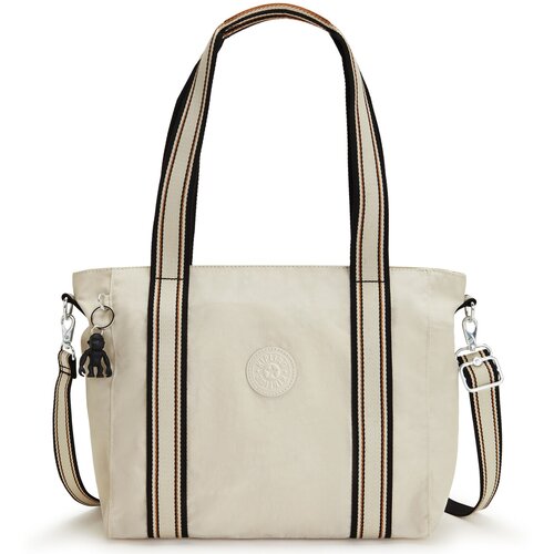 фото Сумка тоут kipling, бежевый