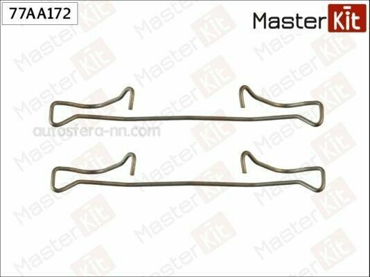 MASTERKIT 77AA172 Комплект установочный тормозных колодок Peugeot 5008 (0U_, 0E_) 2009 - 77AA172