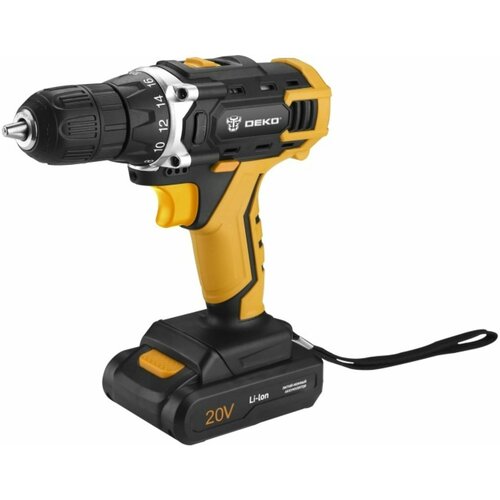 Аккумуляторная дрель-шуруповерт DEKO DKCD20FU-Li электроинструмент подарок на день рождения мужчине любимому папе дедушке парню 457000₽