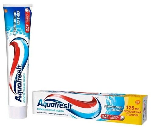 Зубная паста Aquafresh Тотал «Освежающе мятная», 125 мл