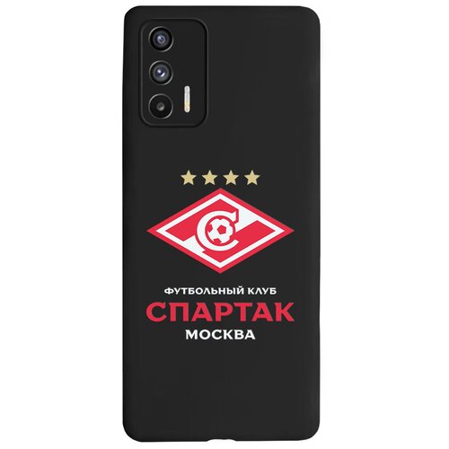 Силиконовый чехол Mcover для Realme GT с рисунком ФК Спартак Москва силиконовый чехол mcover для samsung galaxy a23 с рисунком фк спартак москва