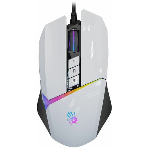 Мышь A4TECH Bloody W60 Max игровая оптическая проводная USB белый w60 max panda white 465200₽