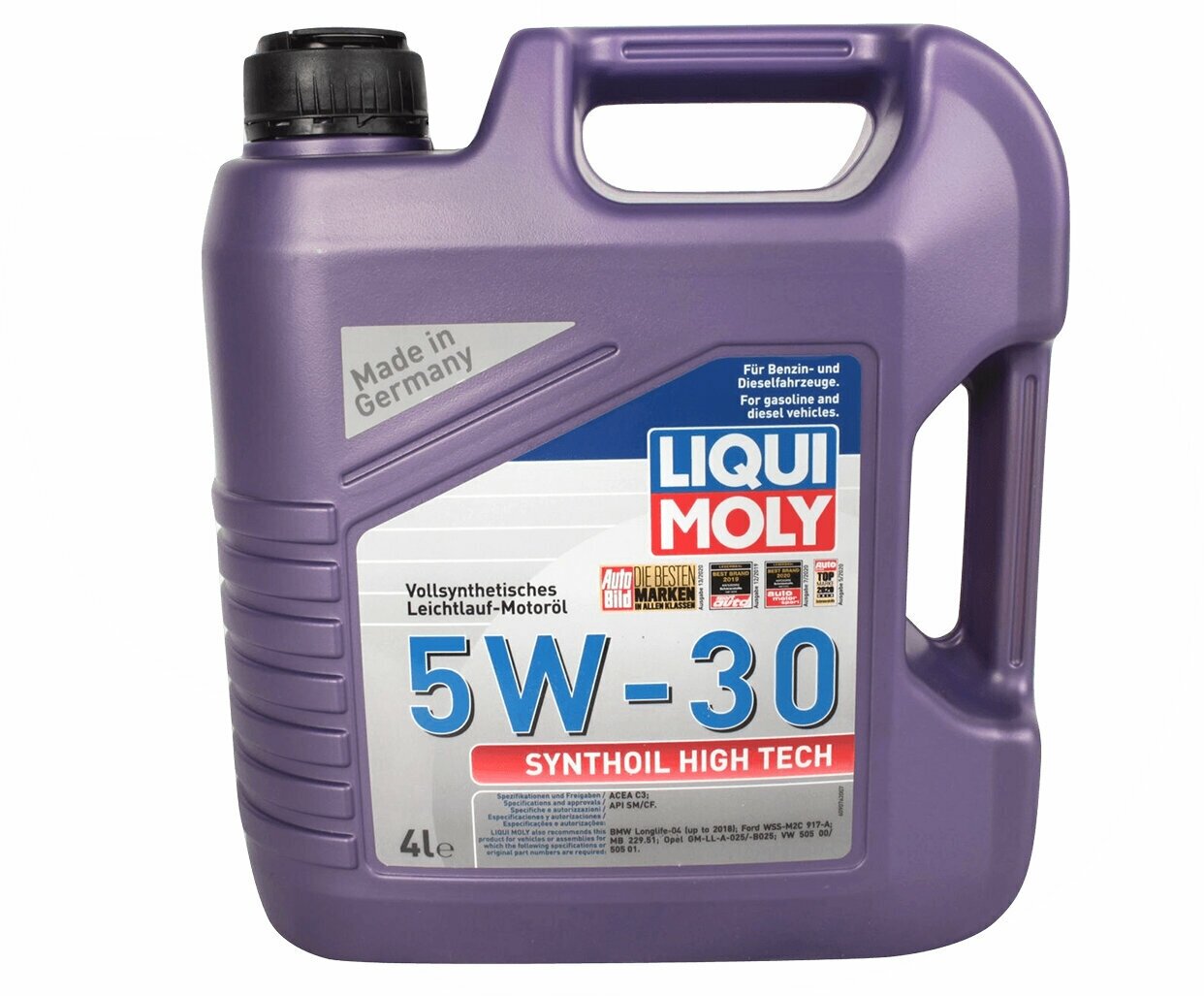 Масло моторное LIQUI MOLY Synthoil High Tech 5W30 4л