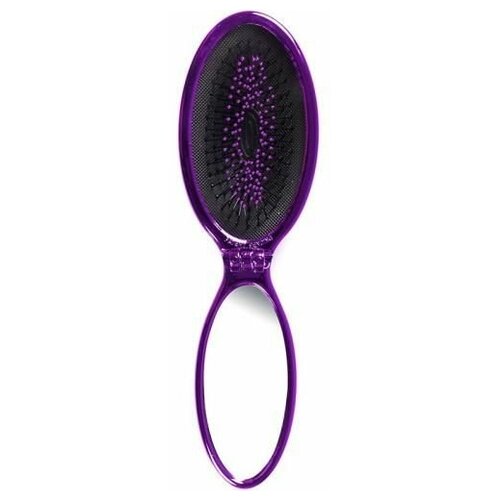 Щетка Wet Brush mini для спутанных волос раскладная, фиолетовая щетка tonar classic brush